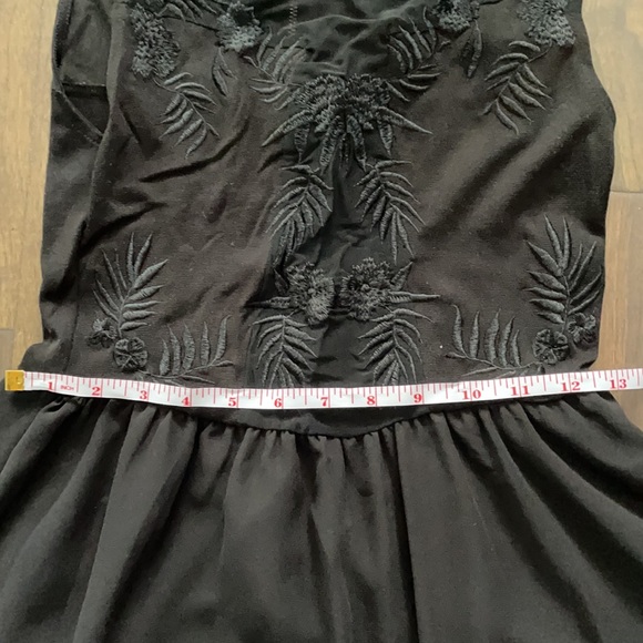 Black H&M Sleeveless Mesh Chiffon Dress - Picture 13 of 14